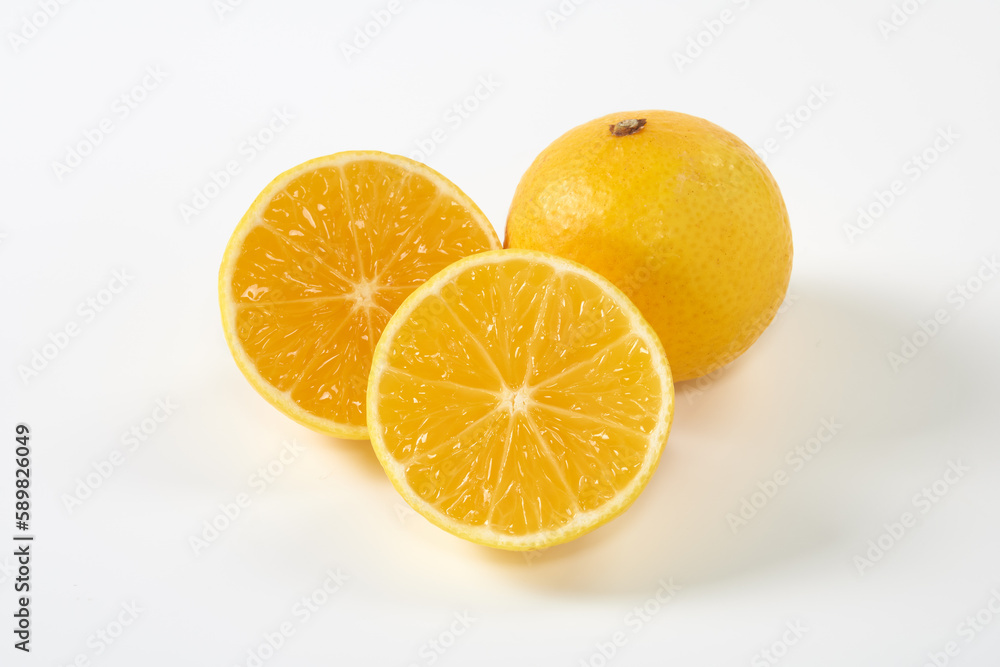 柑橘　湘南ゴールド　白背景