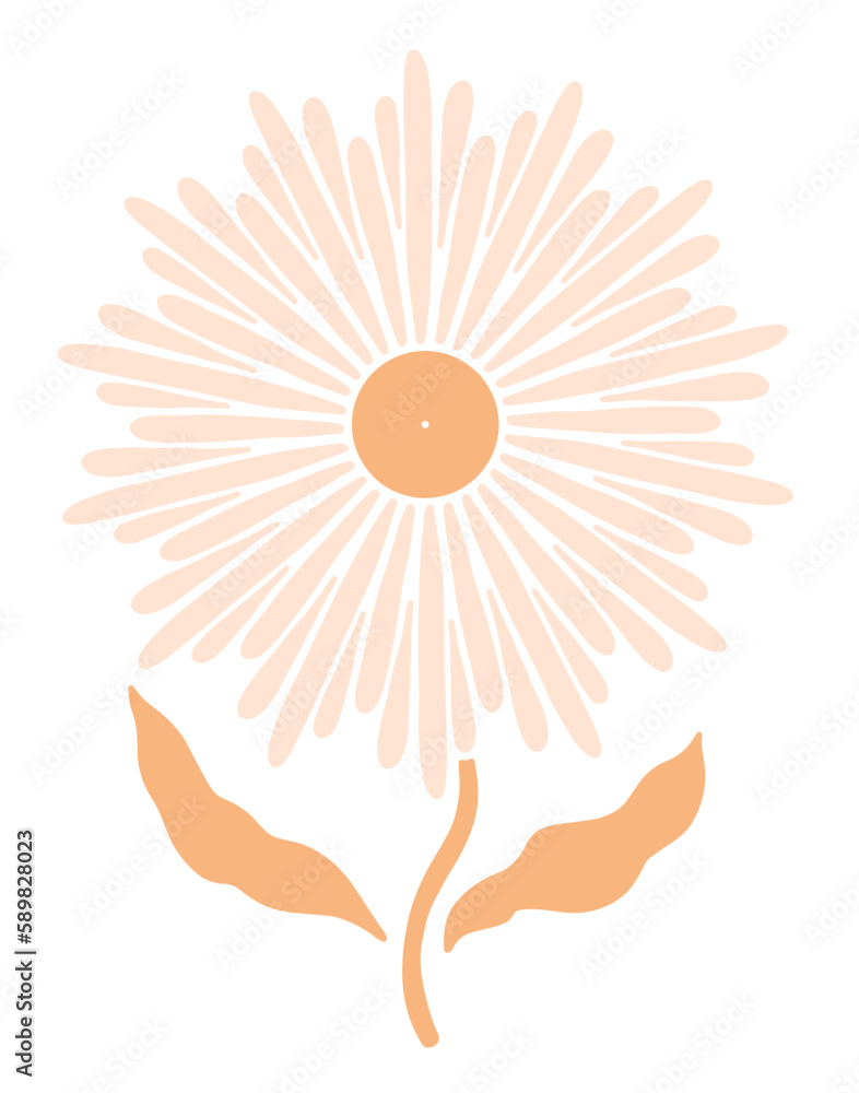 Graphic Svg elements boho style flowers peace love 70s Graphic Svg elements boho style flowers peace love 70s