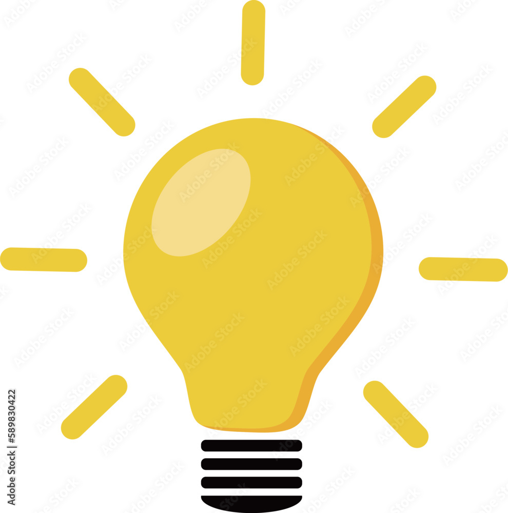The light bulb is full of ideas and creative thinking. The light bulb is full of ideas and creative thinking.
