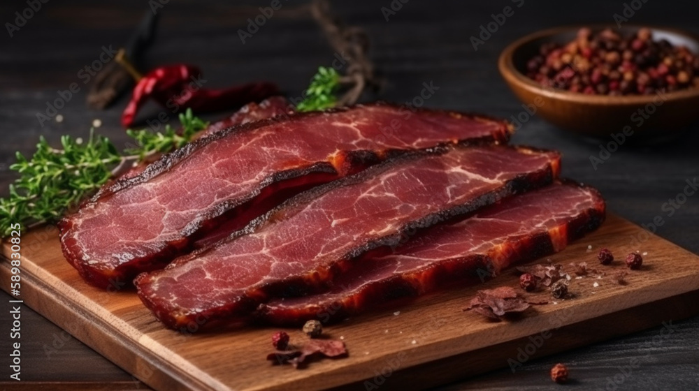 Turkish bacon, pastrami food