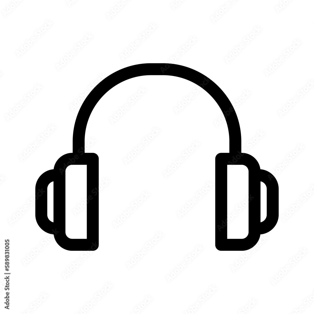 headset icon or logo isolated sign symbol vector illustration - high quality black style vector icons headset icon or logo isolated sign symbol vector illustration - high quality black style vector icons