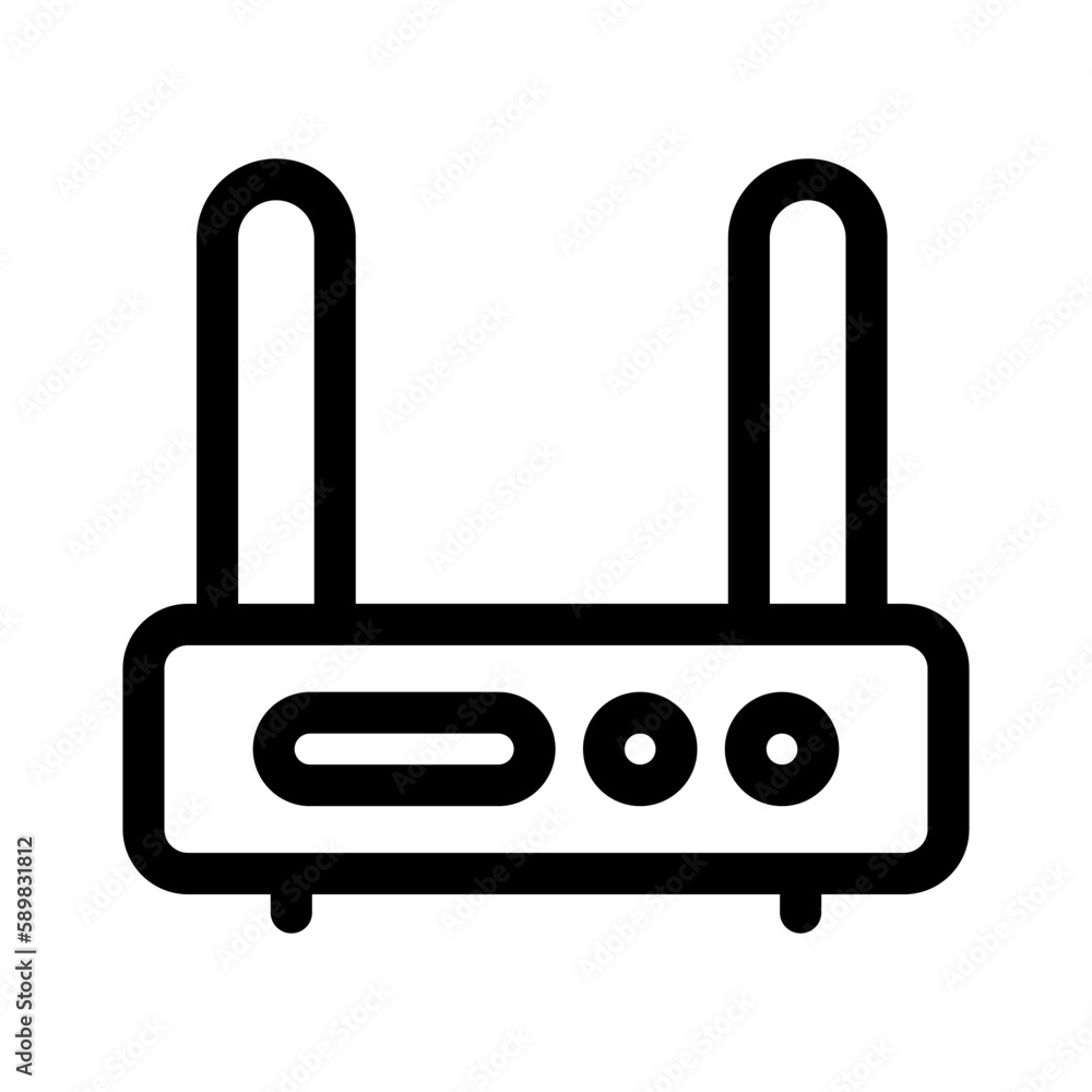 router icon or logo isolated sign symbol vector illustration - high quality black style vector icons router icon or logo isolated sign symbol vector illustration - high quality black style vector icons
