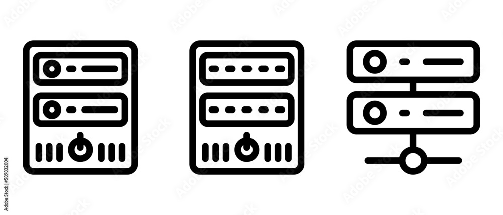 server icon or logo isolated sign symbol vector illustration - high quality black style vector icons
server icon or logo isolated sign symbol vector illustration - high quality black style vector icons
