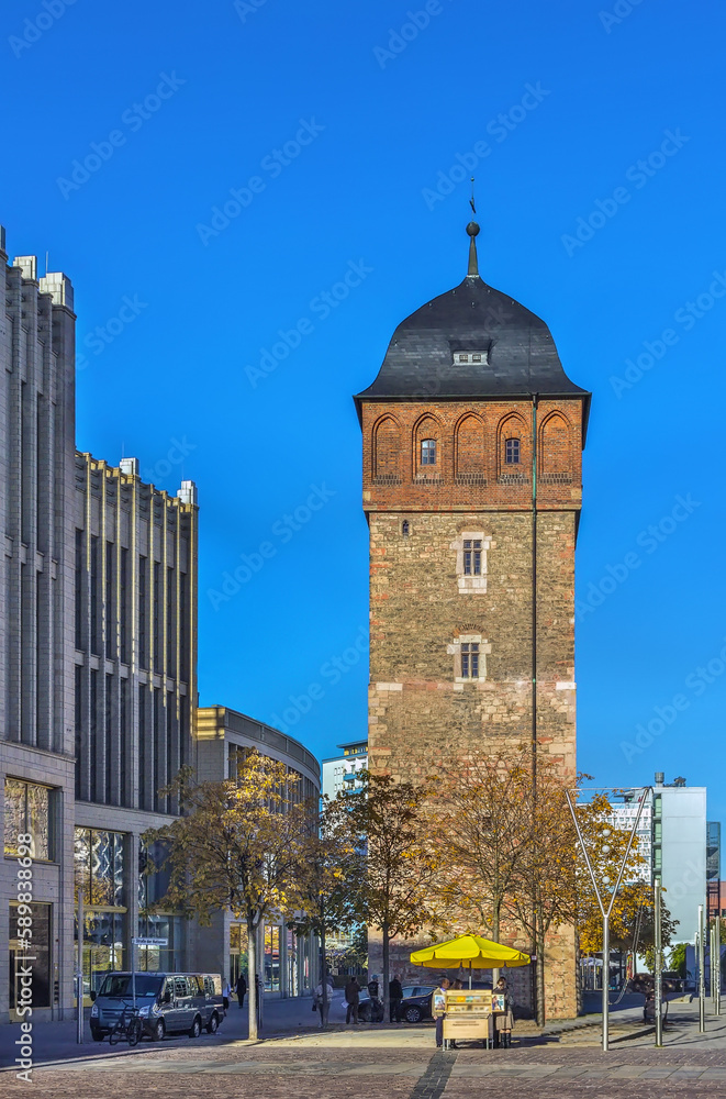 Red Tower in Chemnitz, Germany