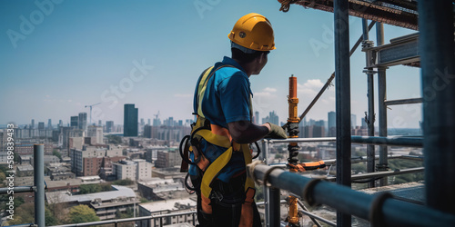 Konstfotografi Characters in different professions, construction worker, chef, schoolteacher, f