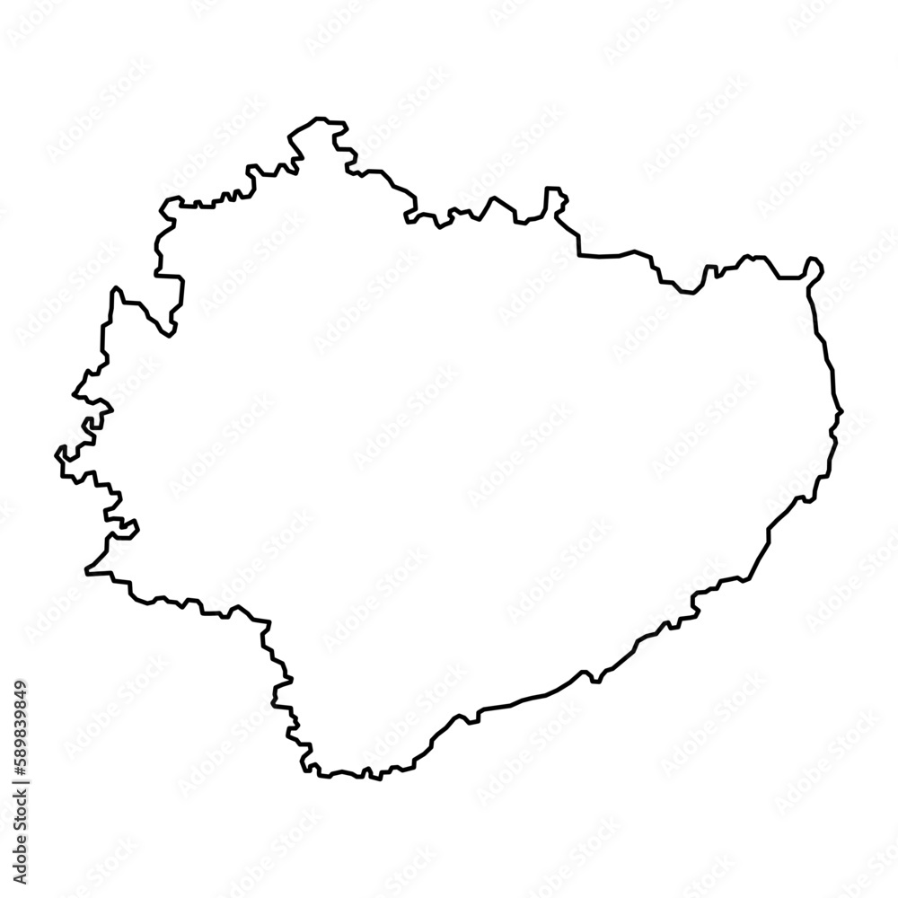 Holy Cross Voivodeship map, province of Poland. Vector illustration. Holy Cross Voivodeship map, province of Poland. Vector illustration.
