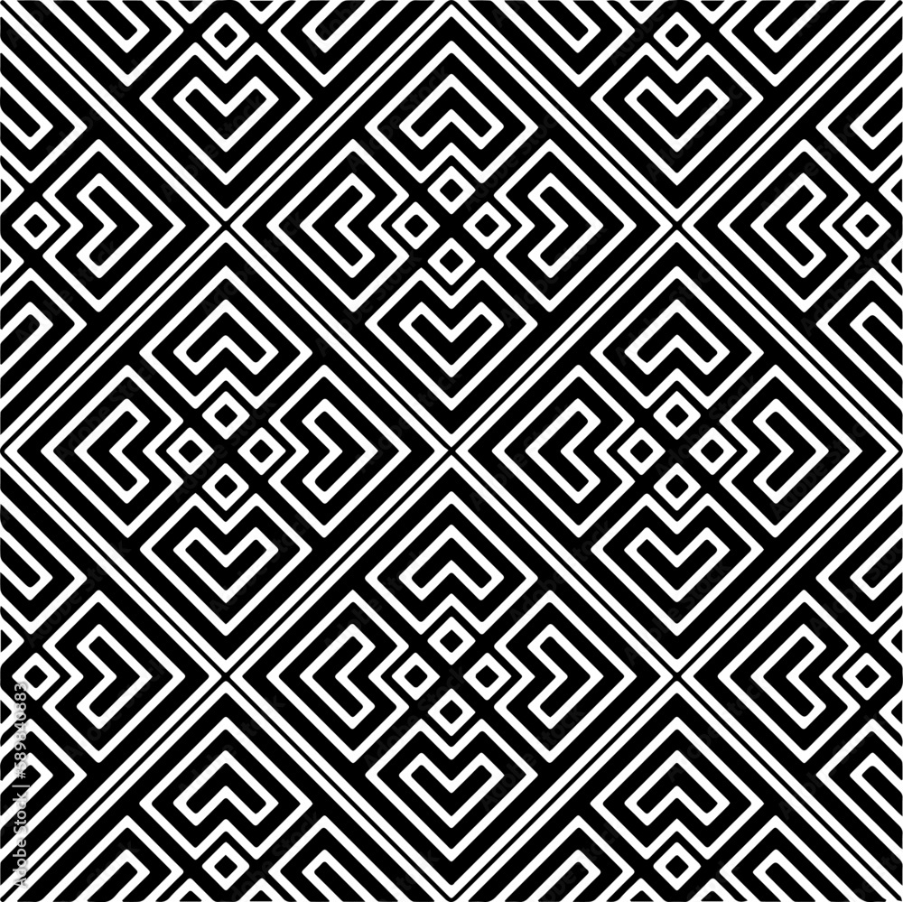 Black and white abstract patterns.Seamless monochrome repeating pattern for web page, textures, card, poster, fabric, textile. Black and white abstract patterns.Seamless monochrome repeating pattern for web page, textures, card, poster, fabric, textile.