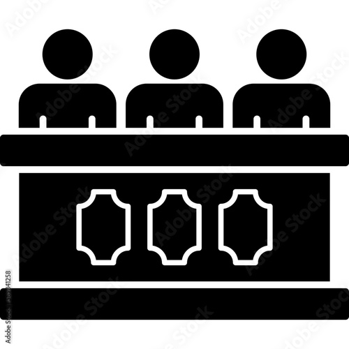 Panel of judges Icon