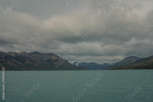 Paisajes los Andes, Argentina y glaciares perito moreno. 