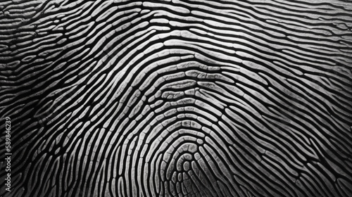 fingerprint texture background. close up Generated AI