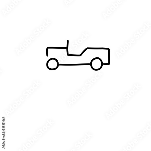 Doodle Car Vector