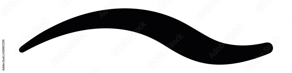 Abstract wavy thin line. Squiggle elements banner. Pattern with scribble, wiggle and undulate. Vector isolated illustration Abstract wavy thin line. Squiggle elements banner. Pattern with scribble, wiggle and undulate. Vector isolated illustration