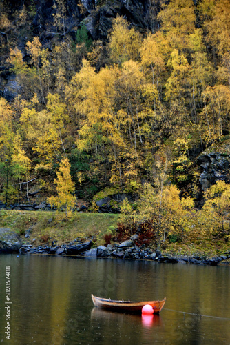 Flam Aurlandsfjord Norwegian Fjord Norway