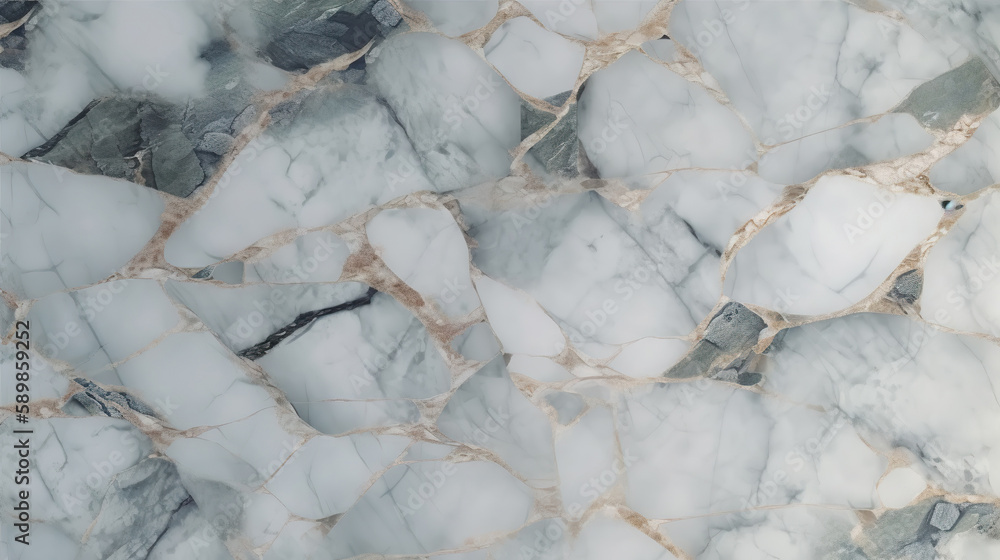 Natural gray marble texture background. Based on Generative AI