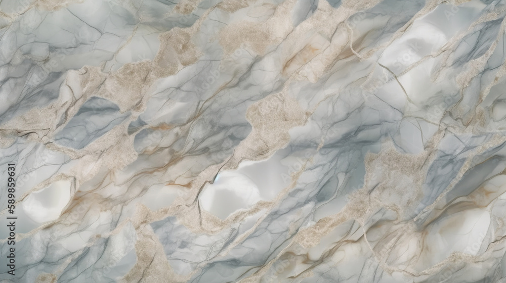 Natural gray marble texture background. Based on Generative AI