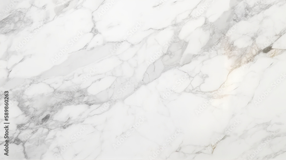 Fototapeta premium Natural white marble texture background. Based on Generative AI