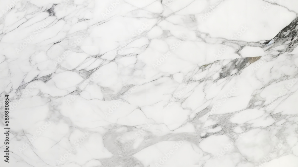Obraz premium Natural white marble texture background. Based on Generative AI