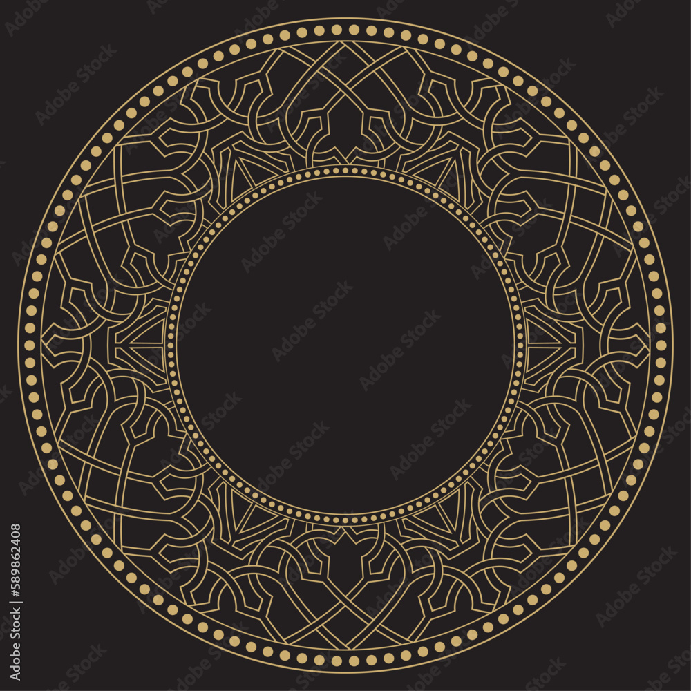 Pattern. Postcard. Venzel, decorative frame. Logo, template, labels and icons. Vector.