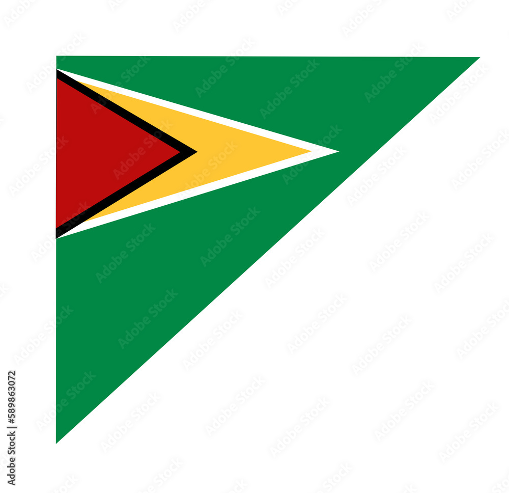 Guyana flag icon, illustration of national flag design with elegance concept, perfect for independence design Guyana flag icon, illustration of national flag design with elegance concept, perfect for independence design