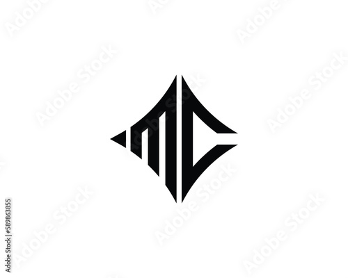 MC Logo design vector template