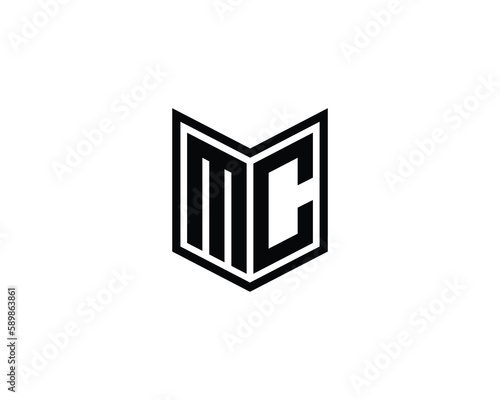 MC Logo design vector template
