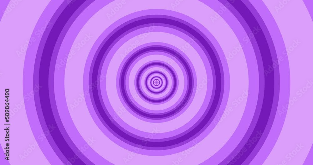 Flying through optical illusion of circles creating abstract tunnel. Pink and purple spectrum. Modern colorful 4k seamless loop animation. Flying through optical illusion of circles creating abstract tunnel. Pink and purple spectrum. Modern colorful 4k seamless loop animation.