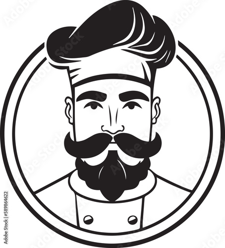 Chief, Chief cook, Chief logo icon Vector Illustration, SVG