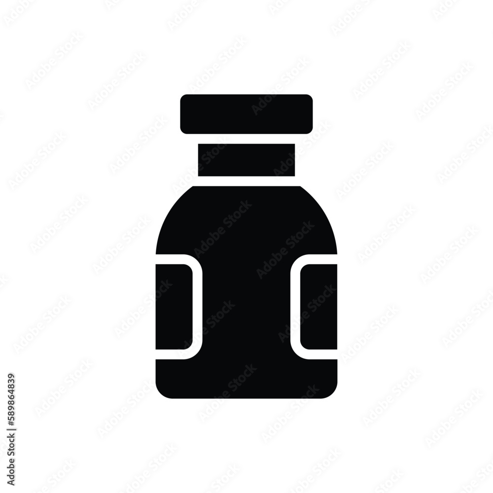 medicine bottle, icon, vector, template, design, flat,logo, collection