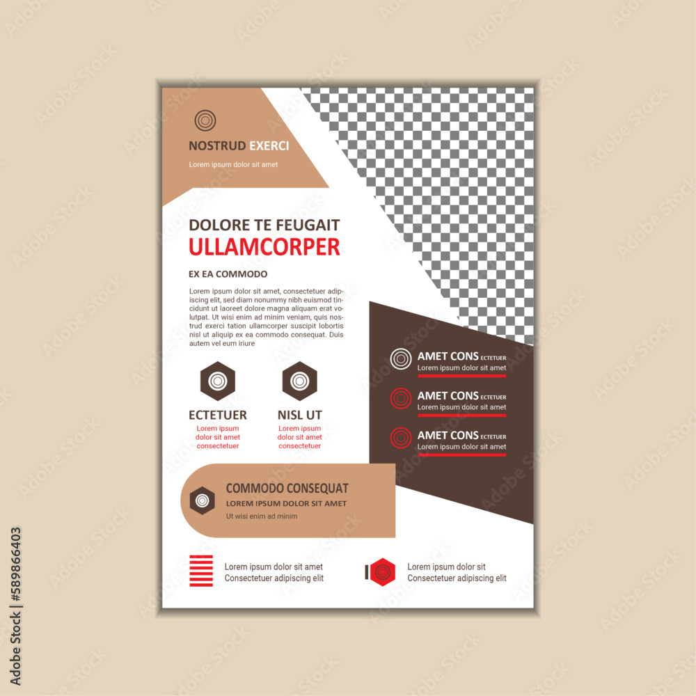 Corporate Business Flyer Template Simple and clean A4 Size with Bleed Vector design Corporate Business Flyer Template Simple and clean A4 Size with Bleed Vector design