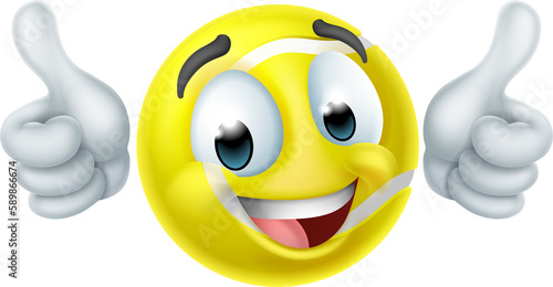 Tennis Ball Emoticon Face E...