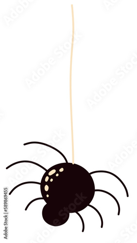 Halloween party holiday pumpkin spooky elements vector