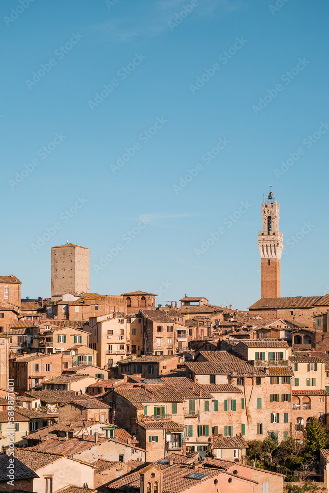 Siena Old Town, medieval city, Tuscany, Italy