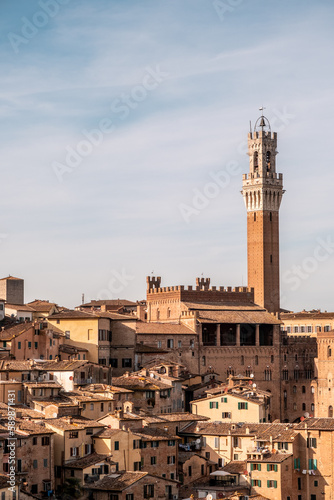 Siena Old Town  medieval city  Tuscany  Italy