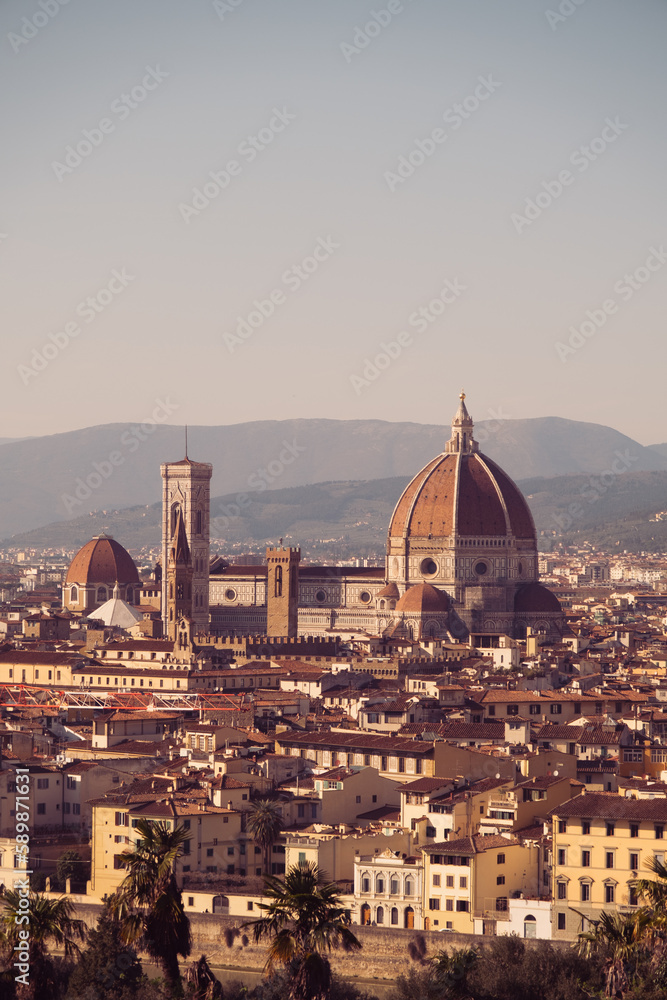 View of Florence from Piazzale Michelangelo, Florence, Italy