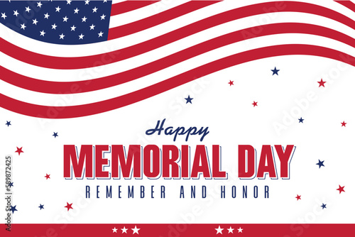 memorial day web banner. happy memorial day holiday post.
memorial day weekend banner.
Memorial Day social media template design of
USA national flag colors.