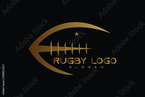 American football logo isolated. American football league labels, emblem and design element