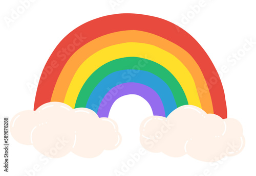 LGBT peace love rainbow collection elements