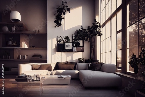 Modern and Stylish White Natural Light Interior Design