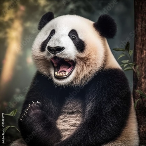 Unbridled Joy  A Panda Bear s Infectious Laughter Captured in a Unique YouTube Thumbnail