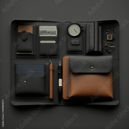 Deconstructed Men's Leather Wallet: Sleek and Modern UI/UX Design for an Engaging E-commerce Website