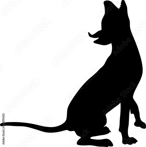 dog silhouette art,background,vector,illustration