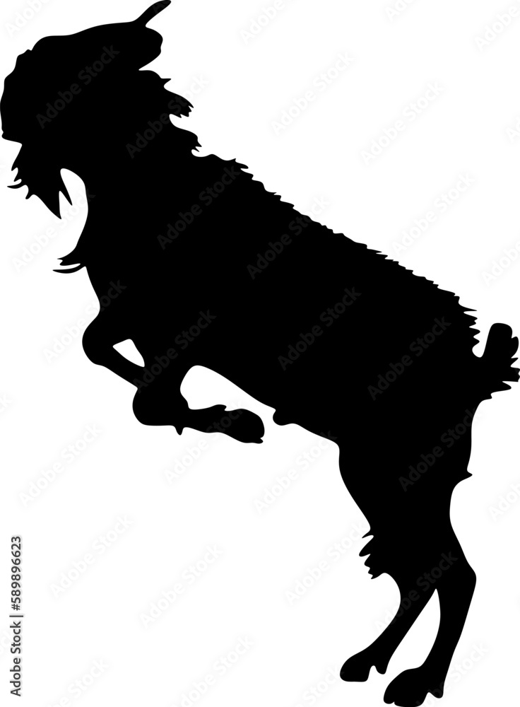 goat silhouette art,background,vector,illustration