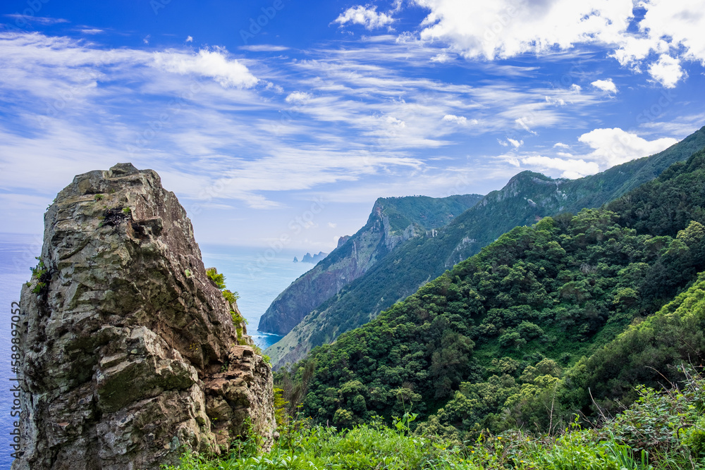 Madeira coastline boca da risco