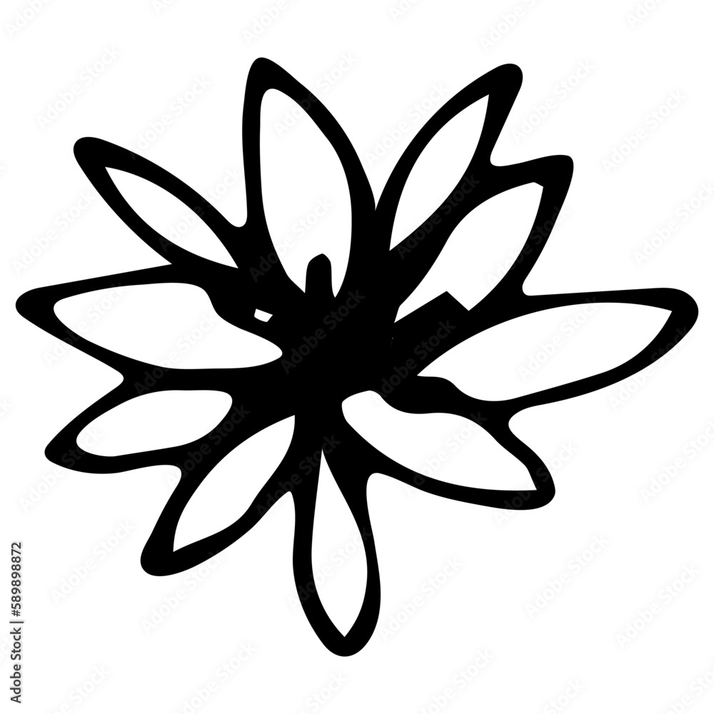 Cute single hand drawn floral elements. Doodle vector illustration for wedding design, logo and greeting card. Cute single hand drawn floral elements. Doodle vector illustration for wedding design, logo and greeting card.