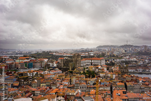 Vista dall'alto della città di Porto, Portogallo