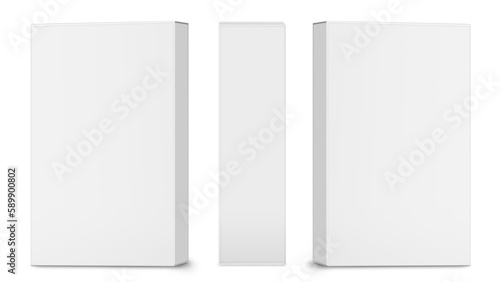 Принти на полотні Three rectangular cardboard boxes  PNG transparent
