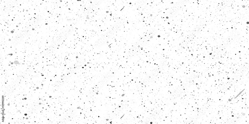 Seamless shabby, grunge texture of speckles, grain, dust. Grunge texture abstract black and white background. 