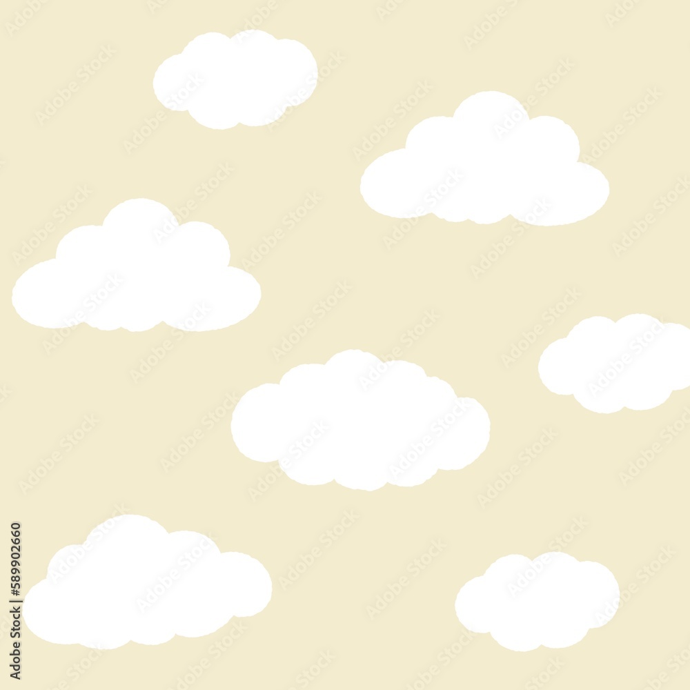 Sky and clouds pastel Background