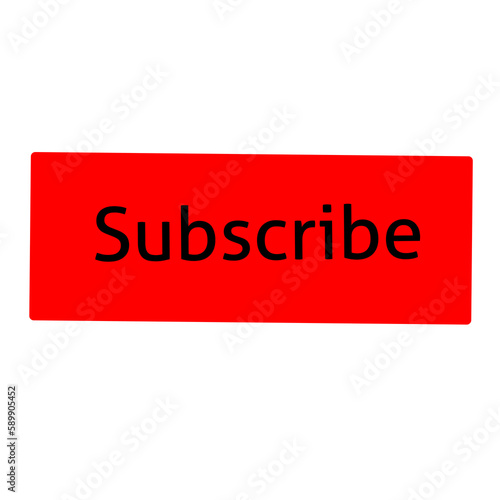 Youtube Subscribe button png icon