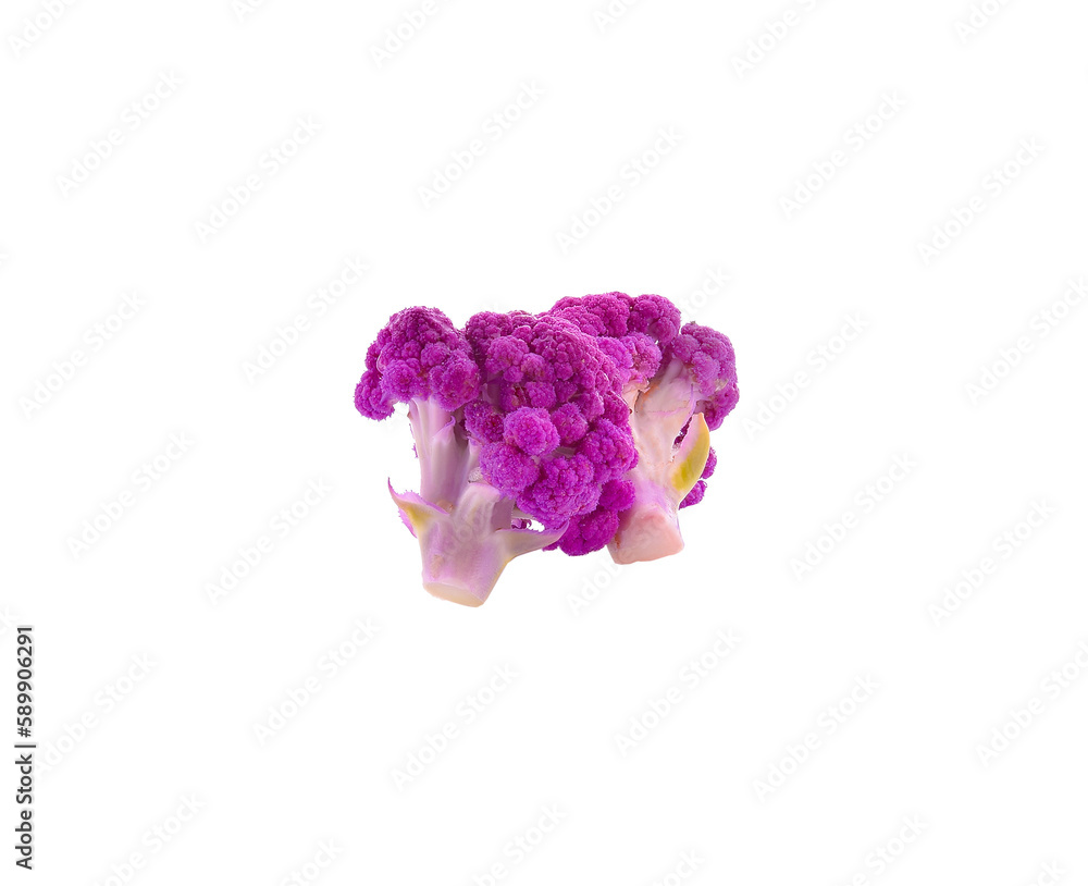 purple cauliflower isolated on transparent png purple cauliflower isolated on transparent png